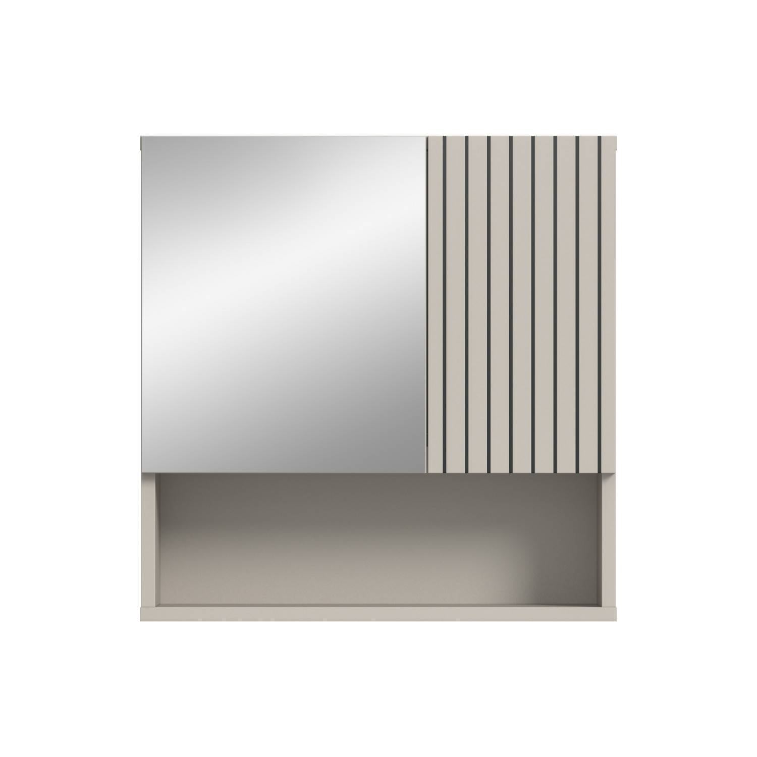 Schmaler Badschrank mit Spiegeltür - Loktos