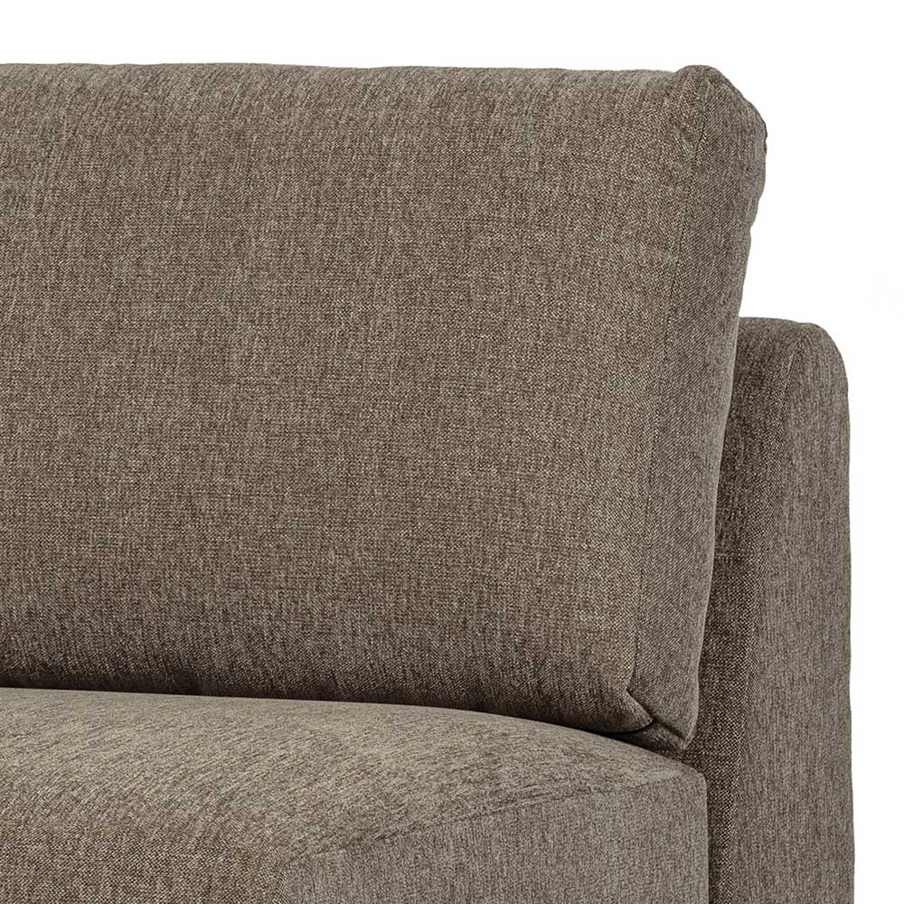 1-Sitzer Couchmodul in Taupe Stoff - Birte