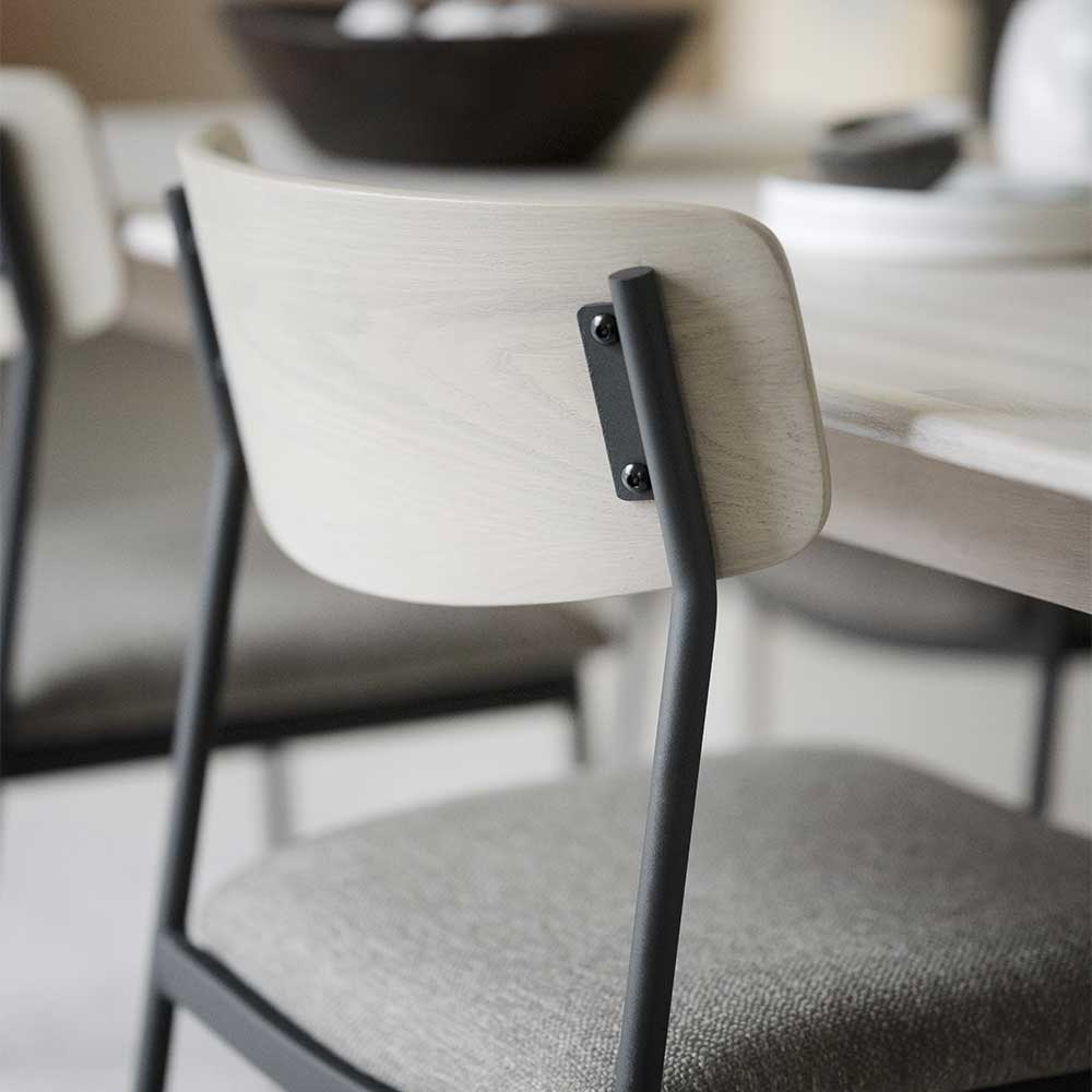 Stühle mit Polstersitz in Beige - Gora (2er Set)