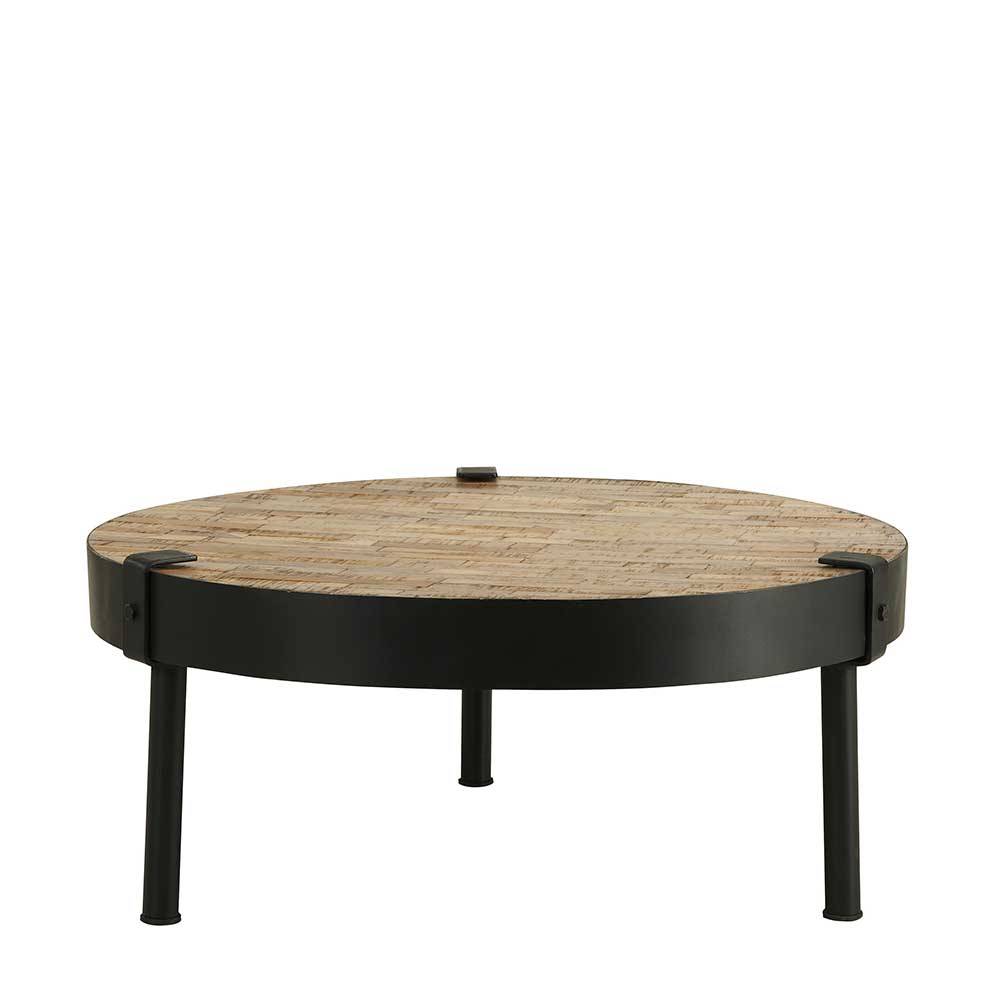 Couchtisch aus White Wash Teak Altholz - Teomata