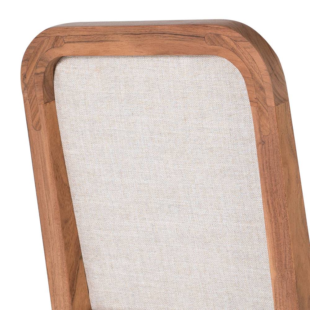 Massivholzstühle mit Polsterung - Zither (2er Set)