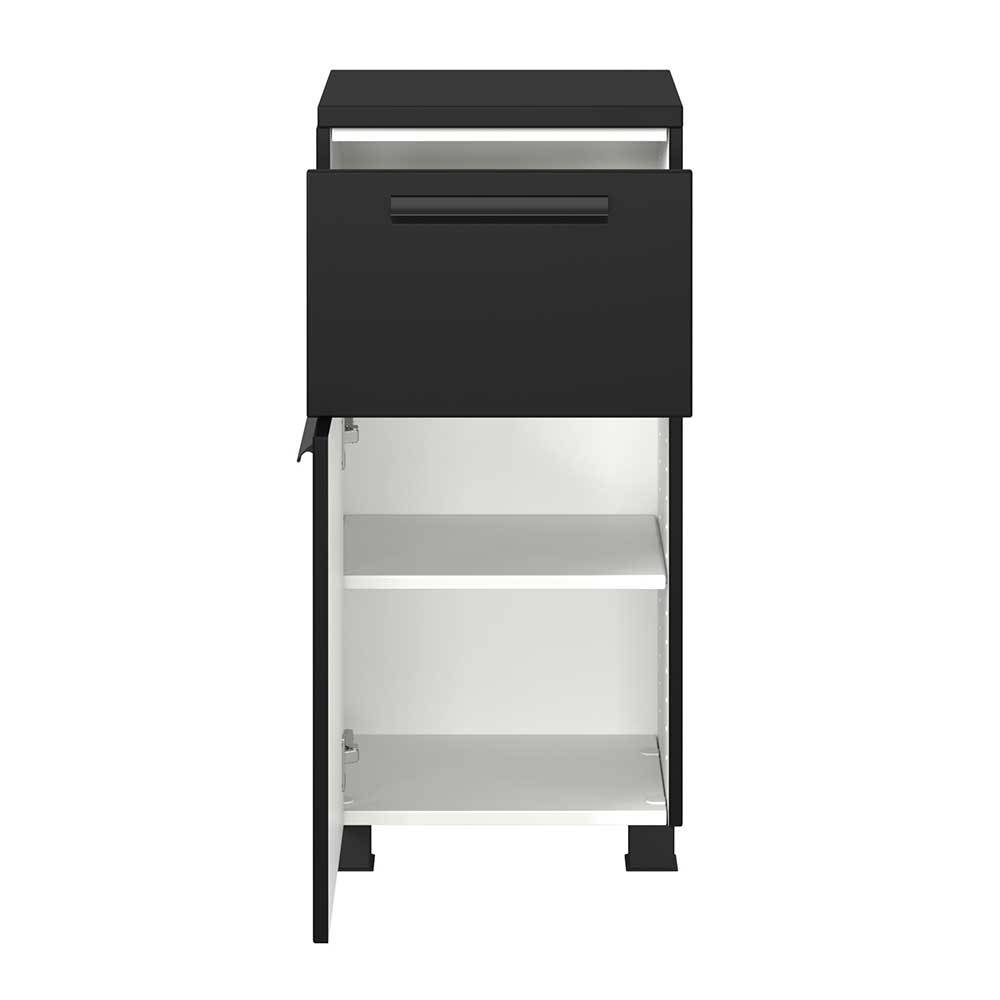 Badezimmer Unterschrank in Schwarz - Ostoro