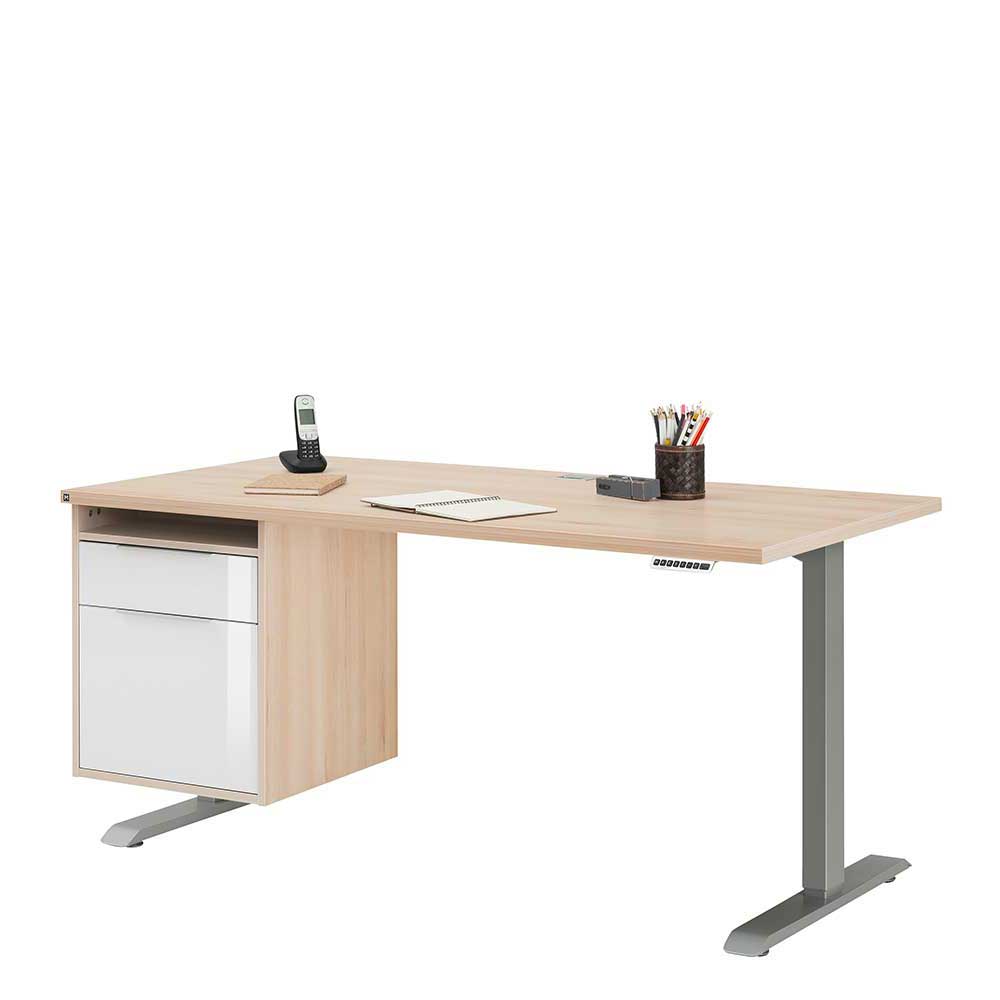 Moderner Schreibtisch mit T Gestell - Kerfou