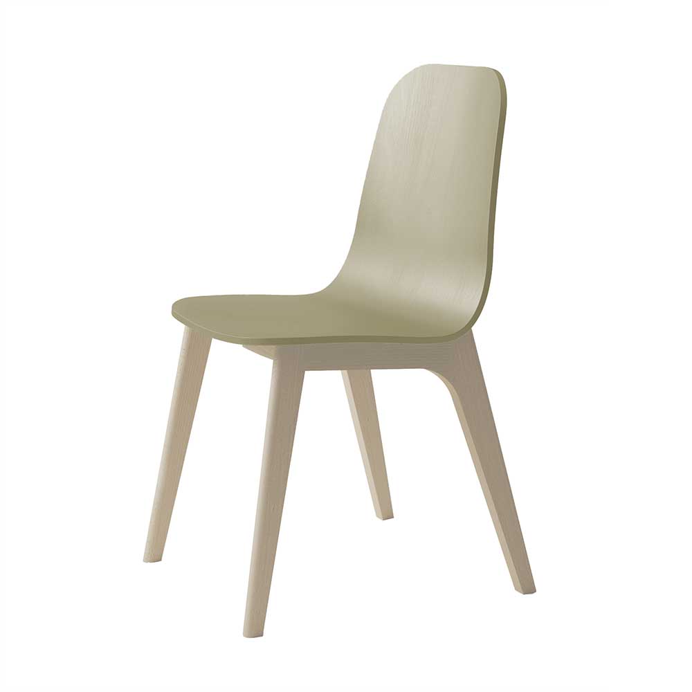 Hochwertiger Stuhl in Taupe lackiert - Lynn