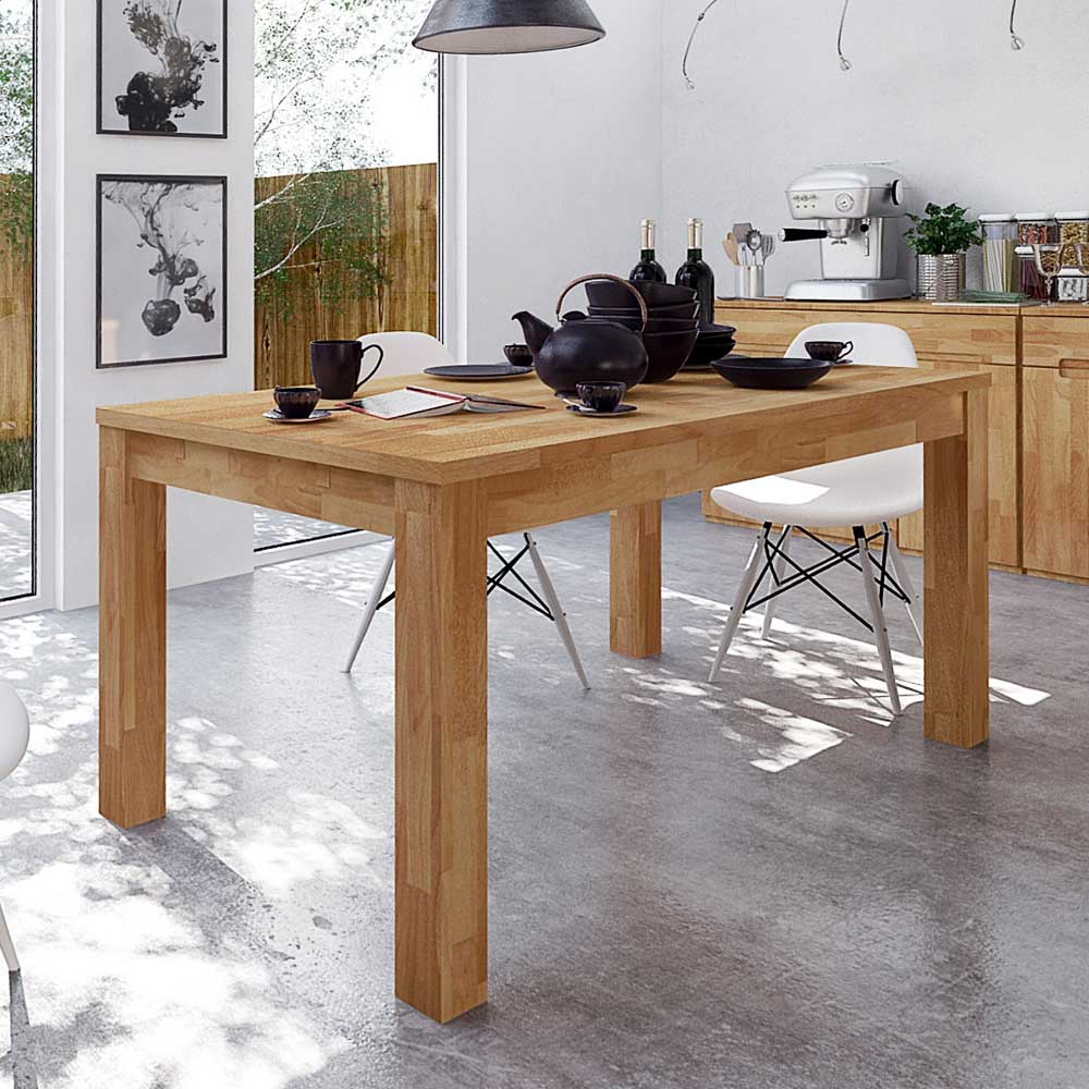 Holztisch Vantonio aus Buche Massivholz