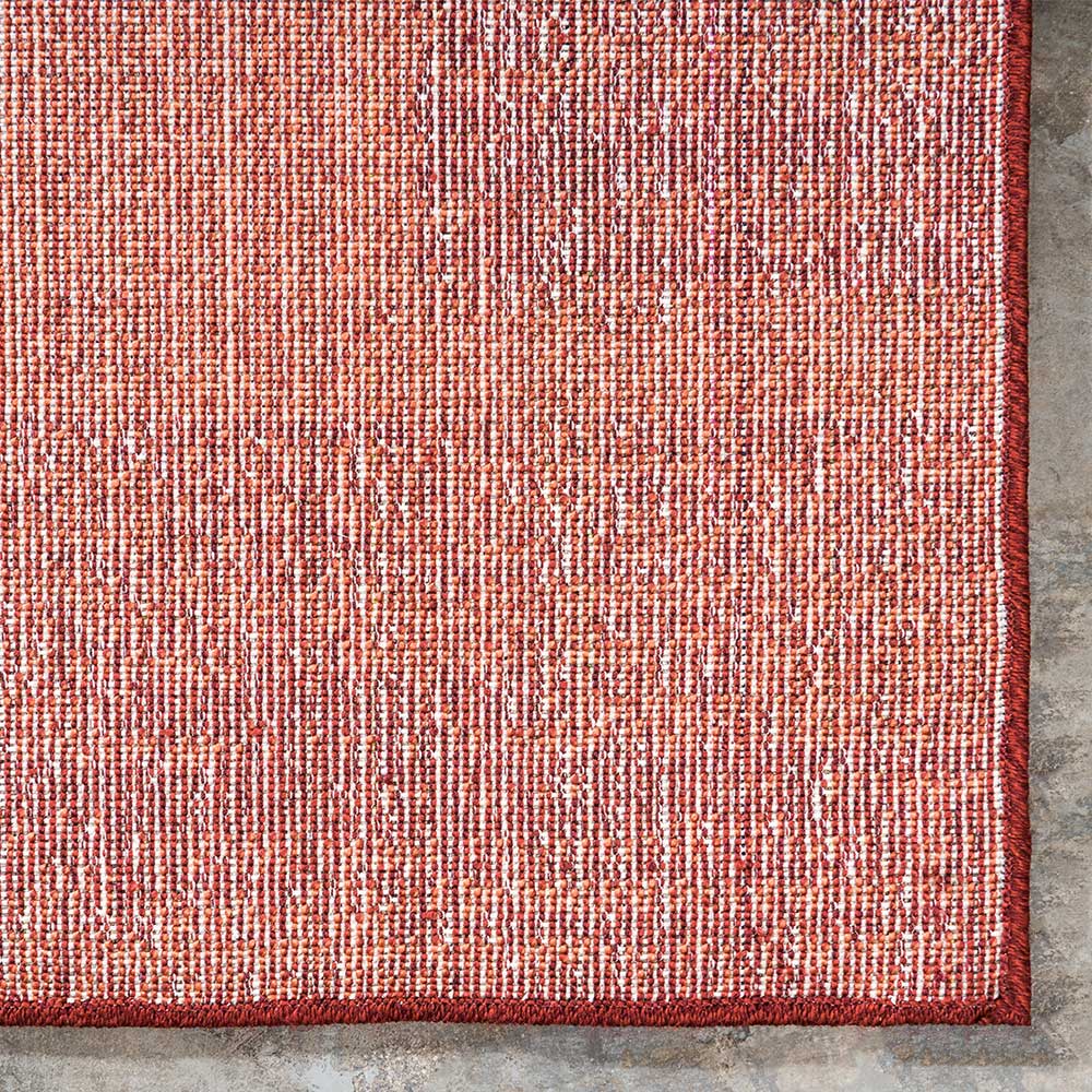 Teppich in Terracotta & Creme - modernes Design - Defency