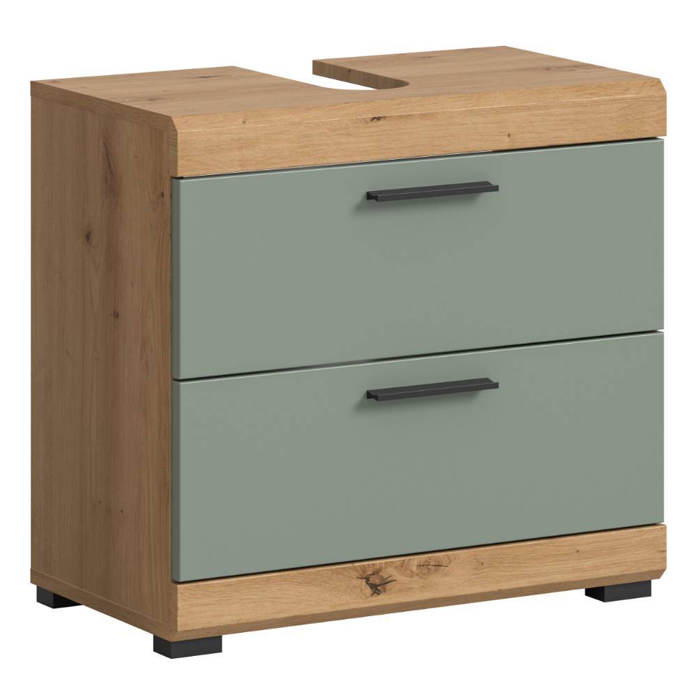 Waschbeckenunterschrank in Salbeigrün - Tamdato