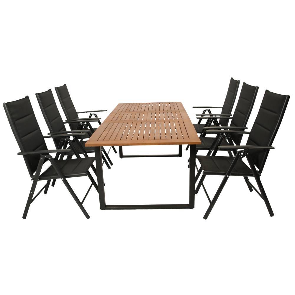 Outdoor-Essgruppe modern - Jillma (siebenteilig)