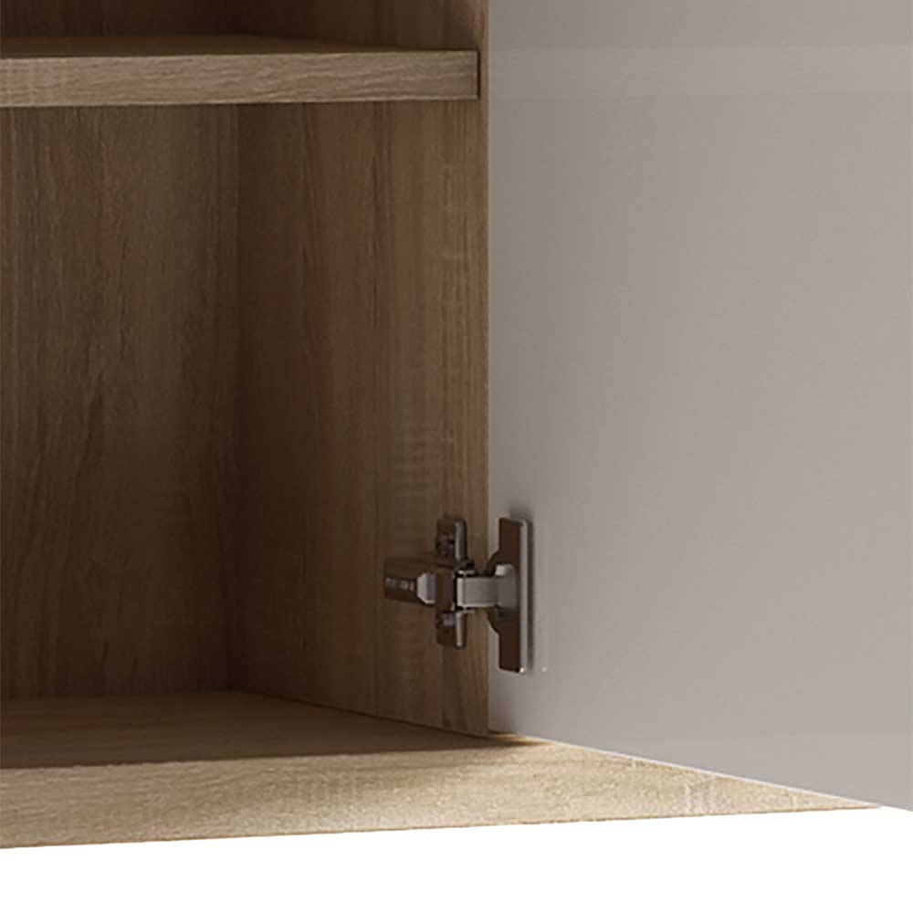 Badezimmer-Spiegelschrank in Holzoptik - Faneto