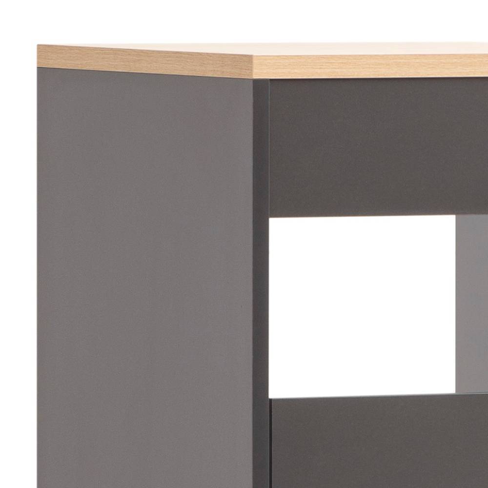 Wäschesammler Schrank in Anthrazit - Masicuri
