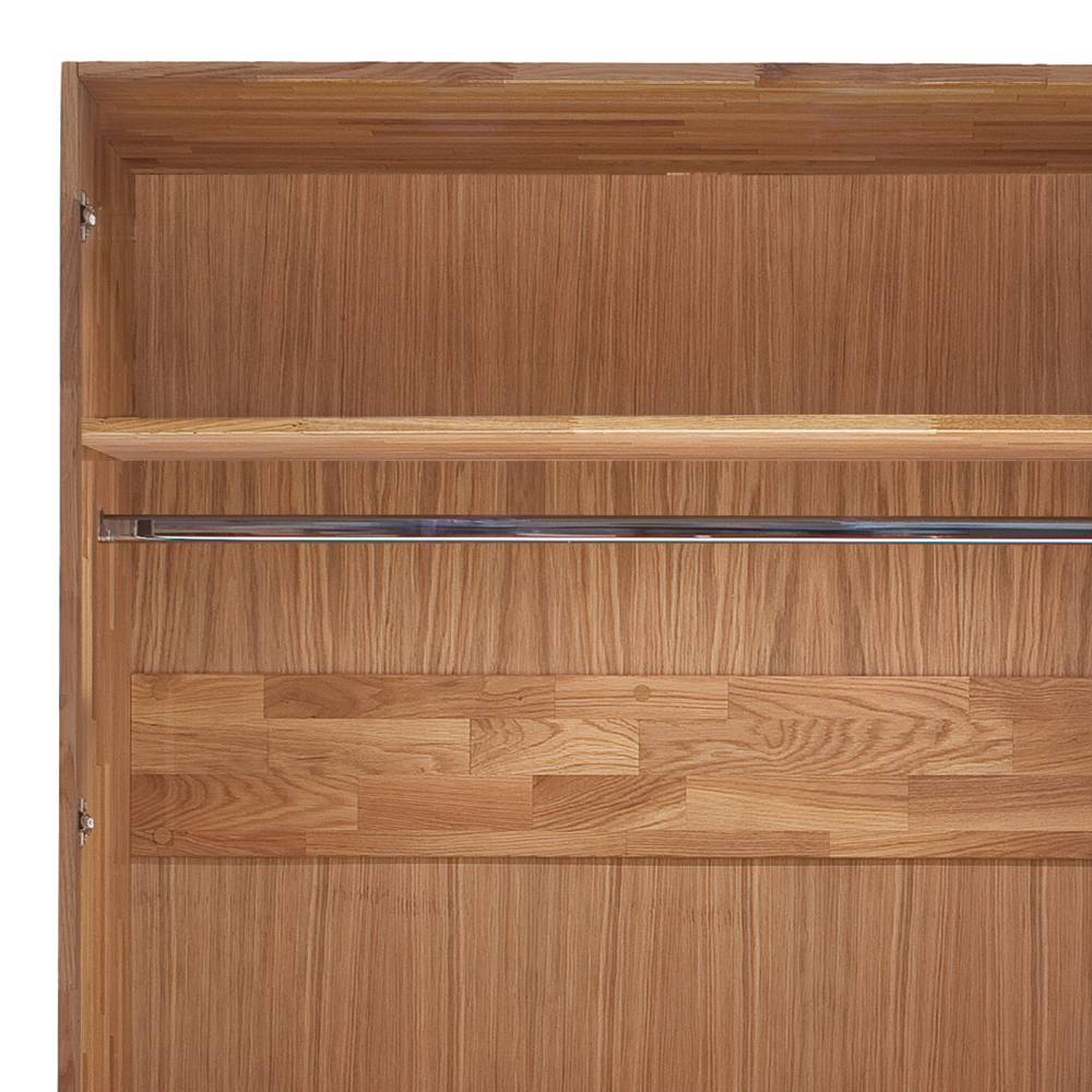 3-türiger Kleiderschrank aus Wildeiche massiv - Martinez
