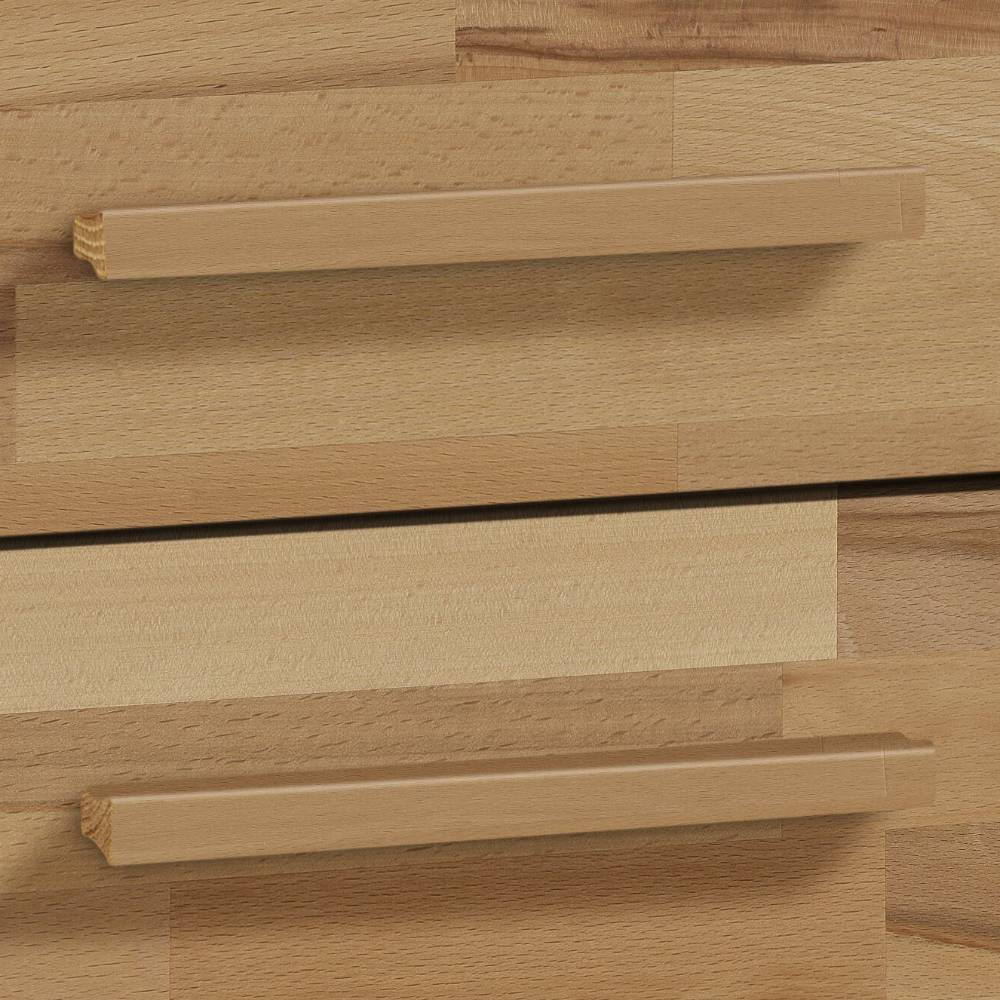 Schubladen-Hochkommode in Kernbuchefarben - Focksin