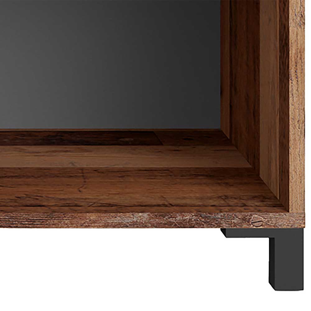 TV-Lowboard in Altholz Optik & Anthrazit - Bosco