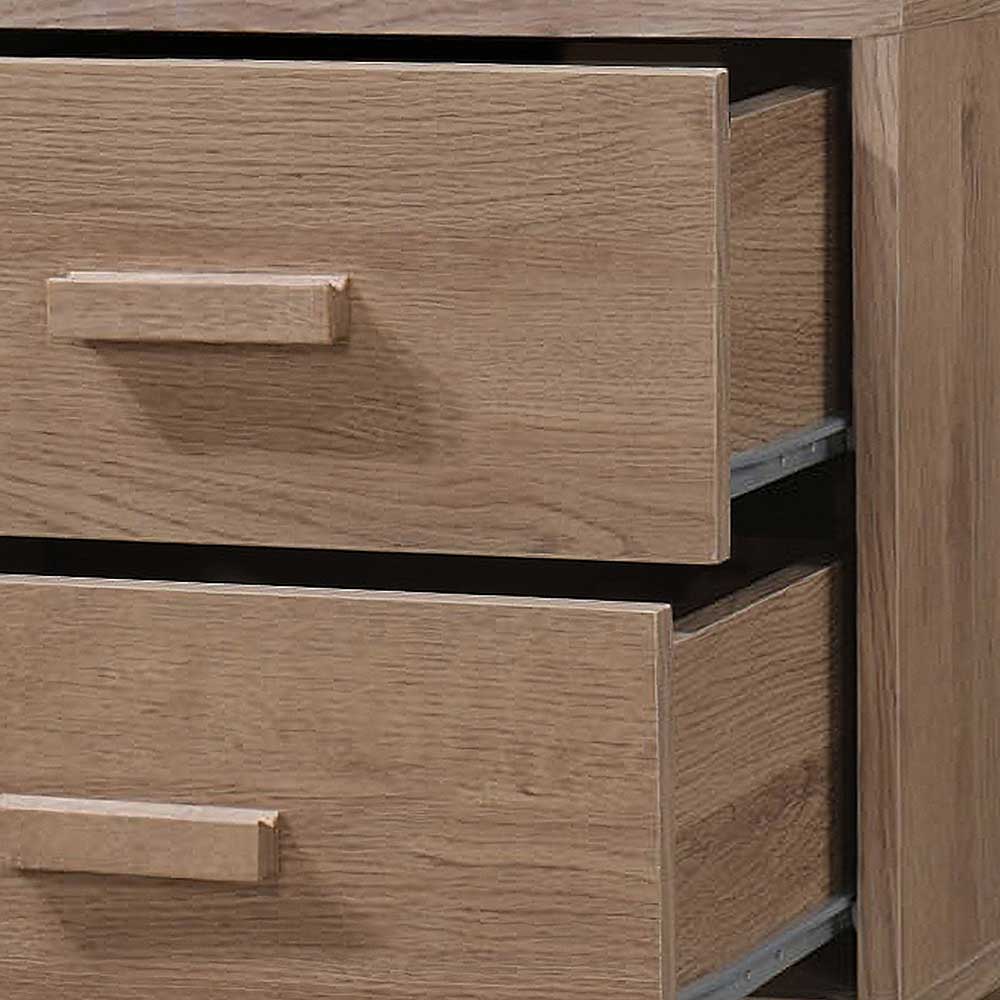 Nachtkommode in Holzoptik Eiche - Benns