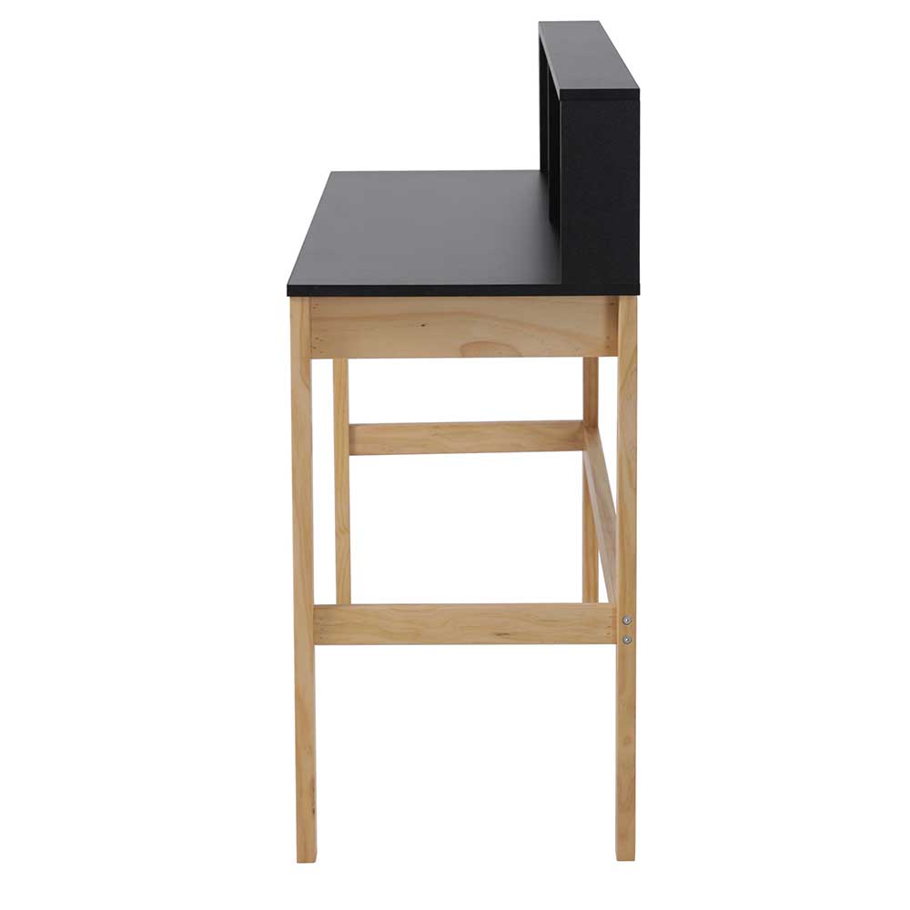 Moderner Schreibtisch mit Aufsatz - zweifarbig - Ynes