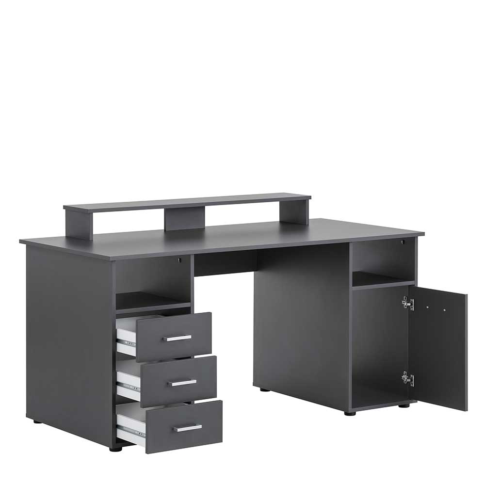 Moderner Schreibtisch in Anthrazit - Imilias