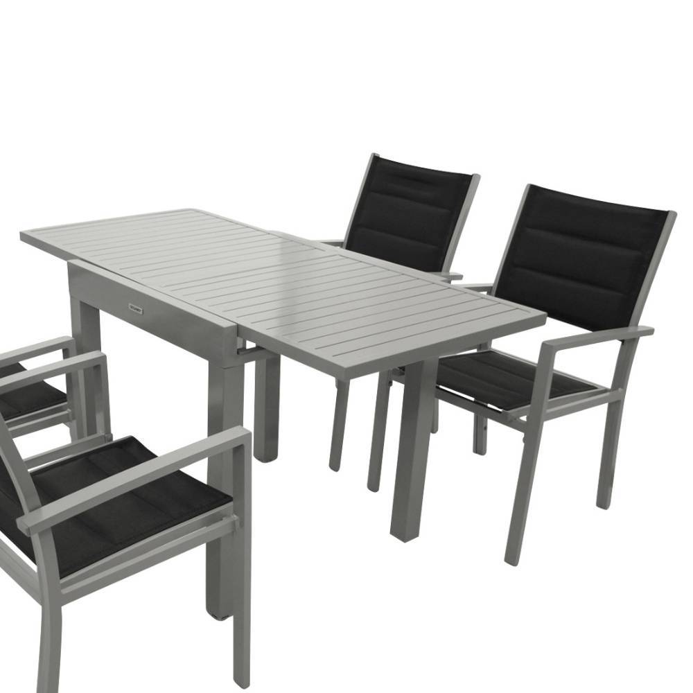 Gartentisch und Armlehnenstühle Set - Nipalos (fünfteilig)