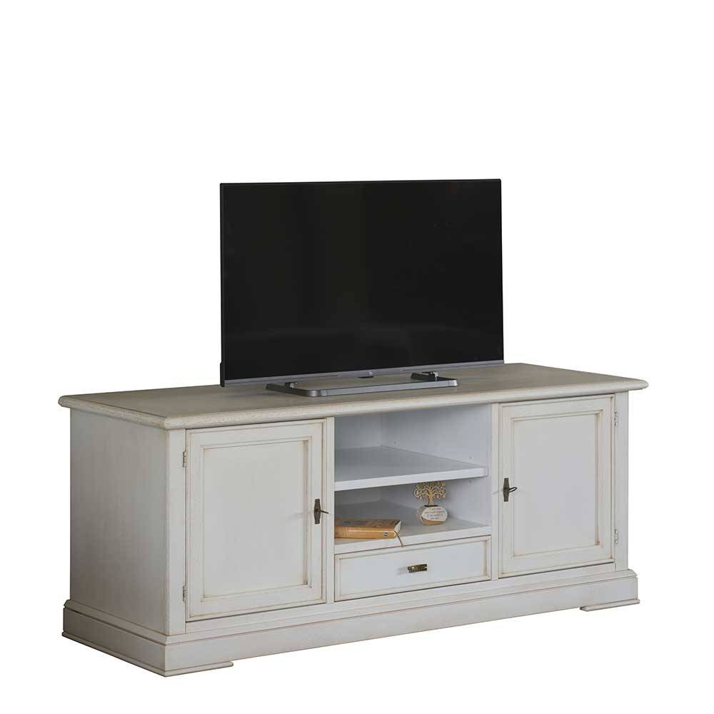 TV Kommode in Antikweiß - Annot