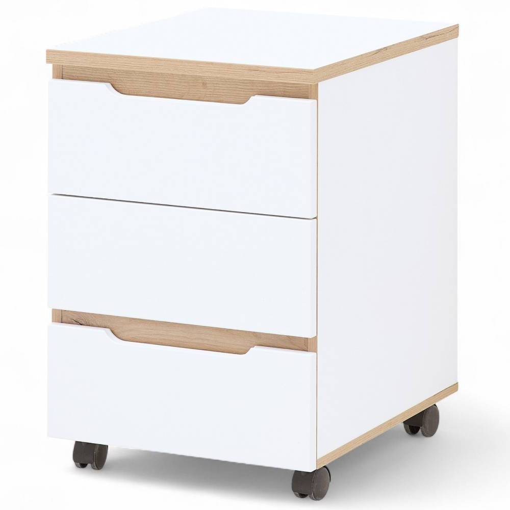 Schreibtisch-Rollcontainer mit drei Schubladen - Anesto