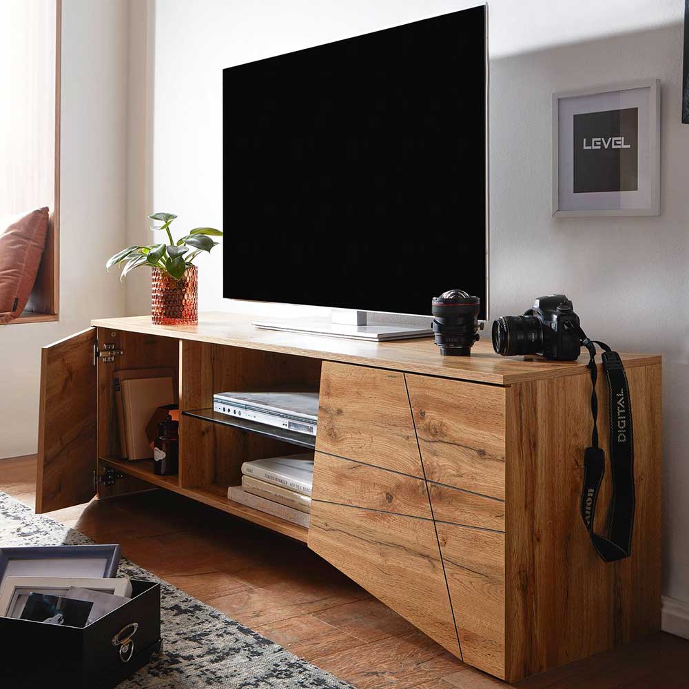 Design TV Board in Eiche Optik - Senba