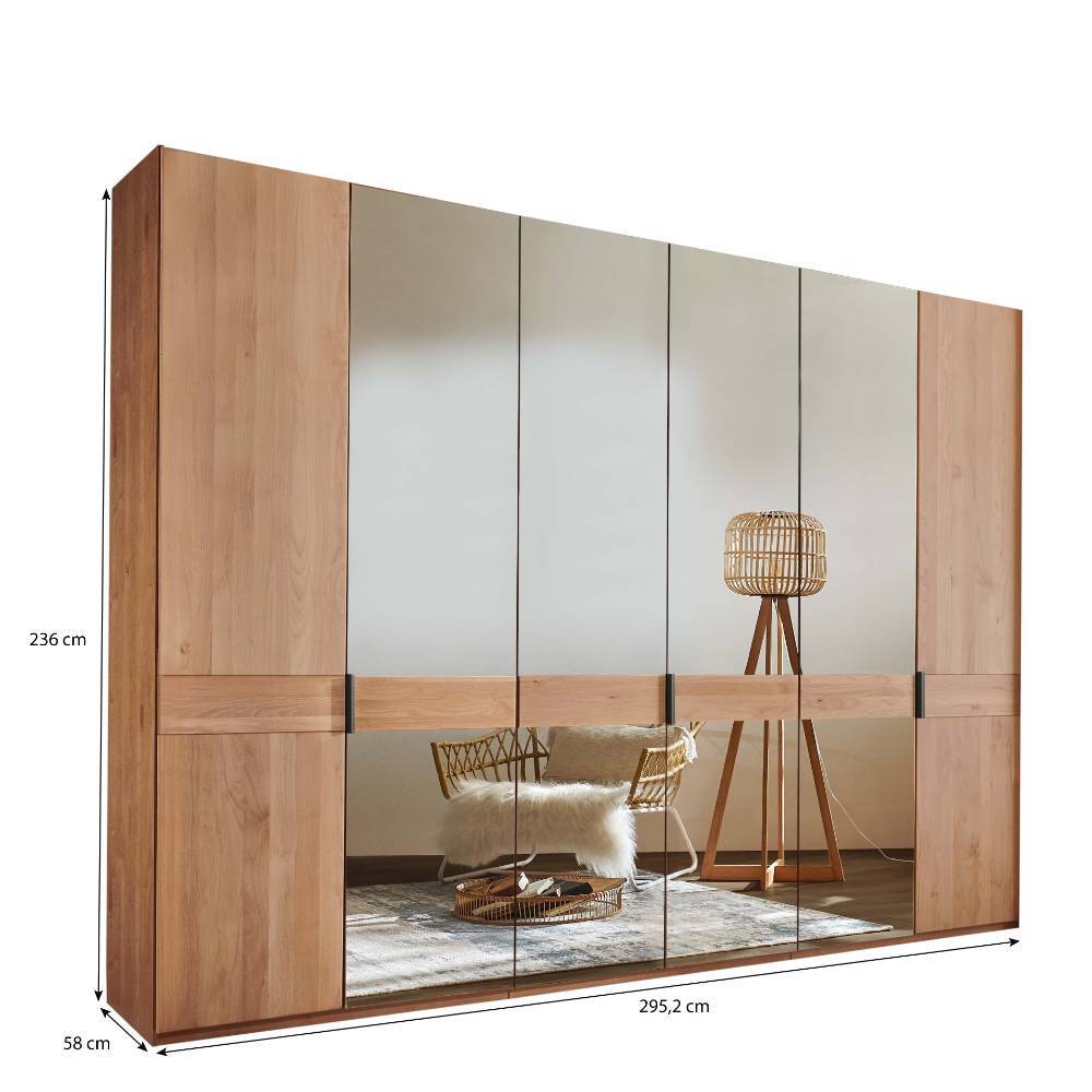 Schlafzimmer-Kleiderschrank mit sechs Türen - Murray