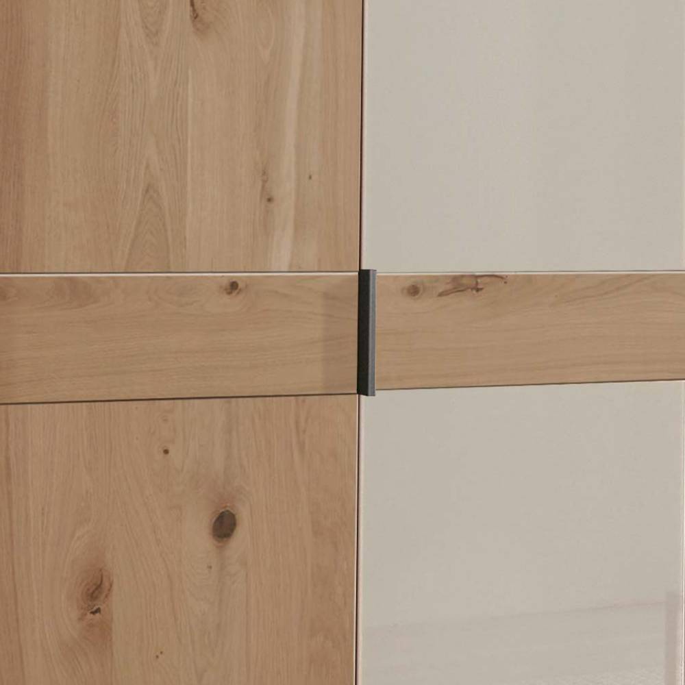 8-türiger Schlafzimmerschrank in Champagner - Nikoba