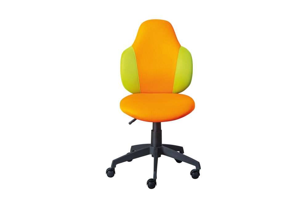 Kinder Schreibtischstuhl in Orange & Hellgrün - Humitas