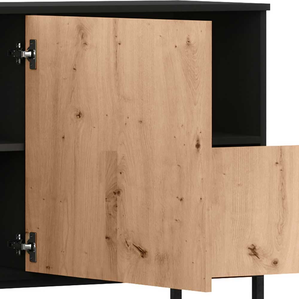 Griffloses Sideboard in Wildeiche Optik - Cavan