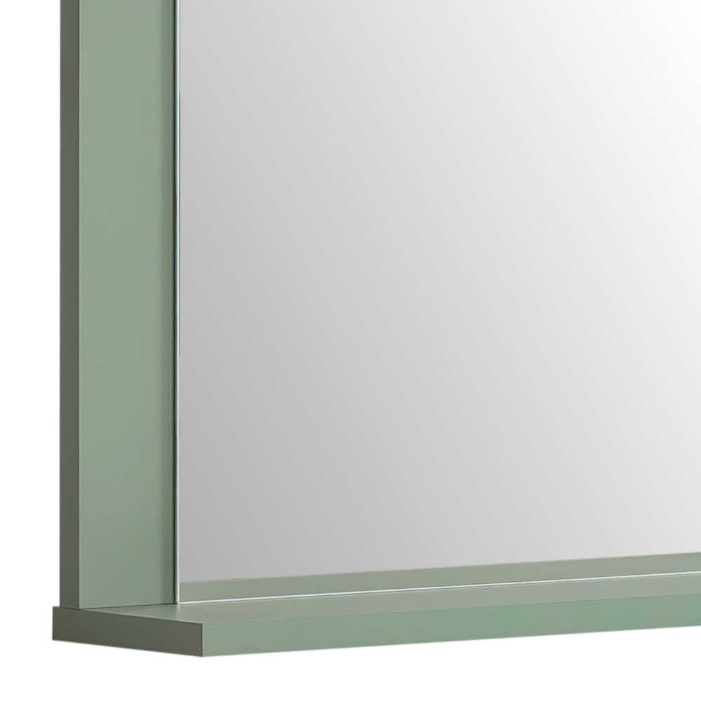 Graugrüner Spiegel mit Ablage - Velmarun