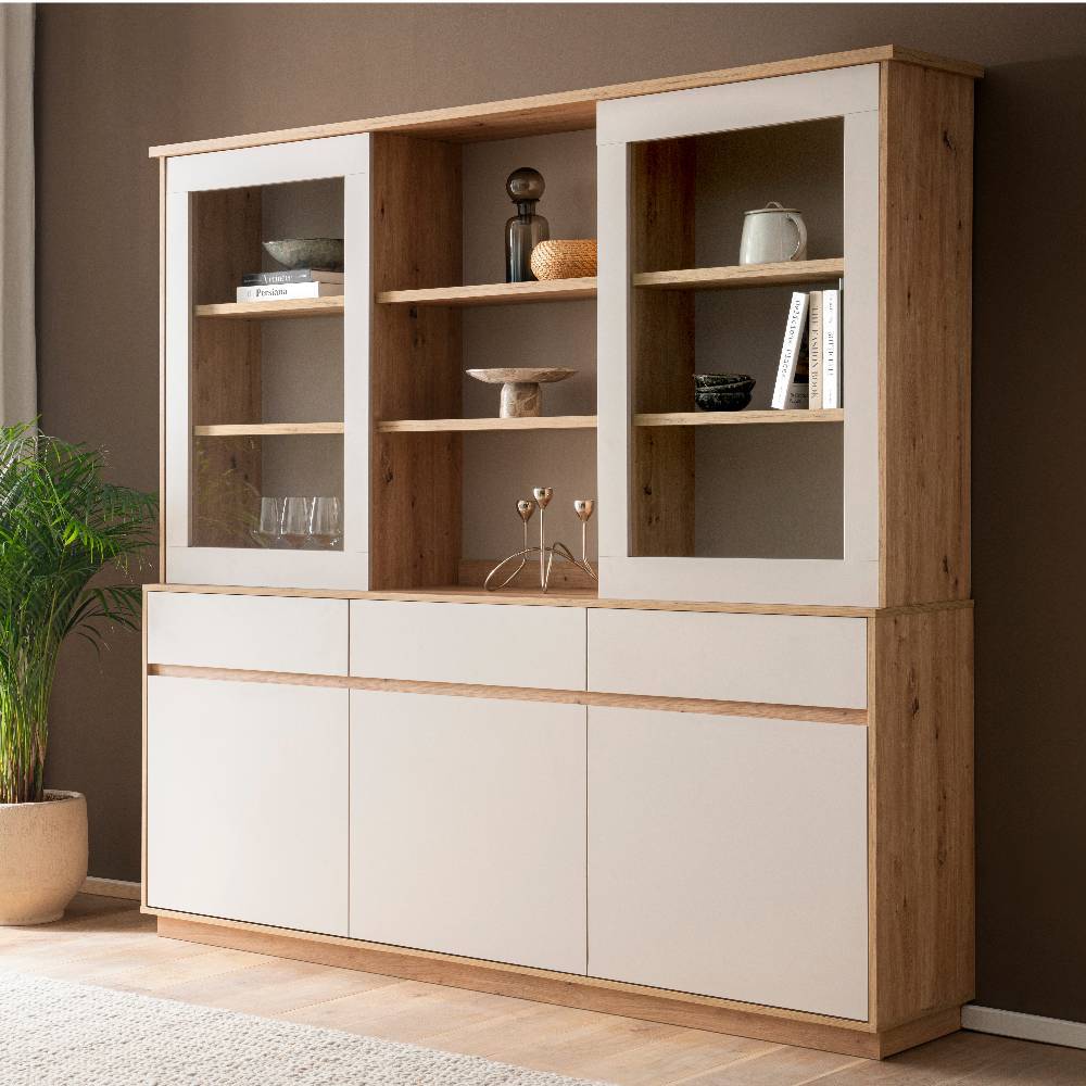Moderner Buffetschrank in Wildeiche Holzoptik - Spain