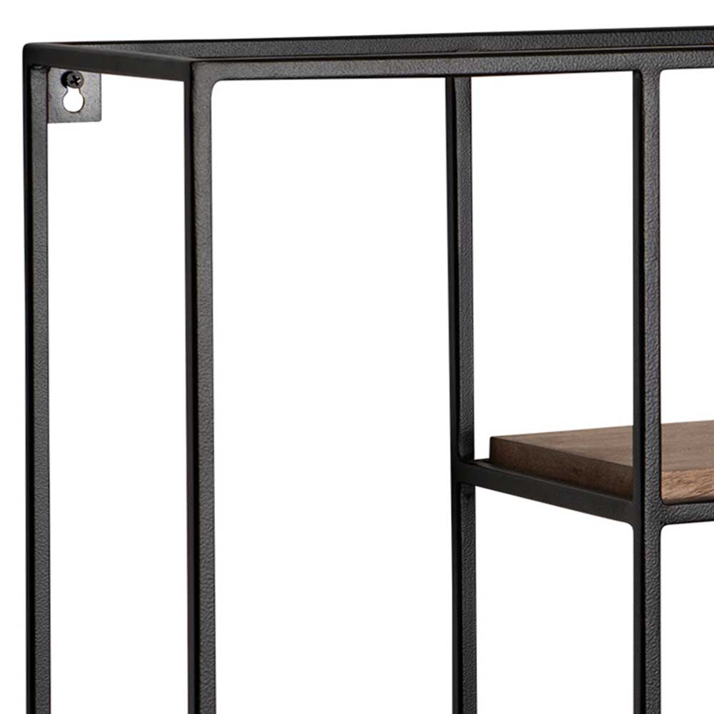 Industrial Style Hängeregal aus Metall - Coralli