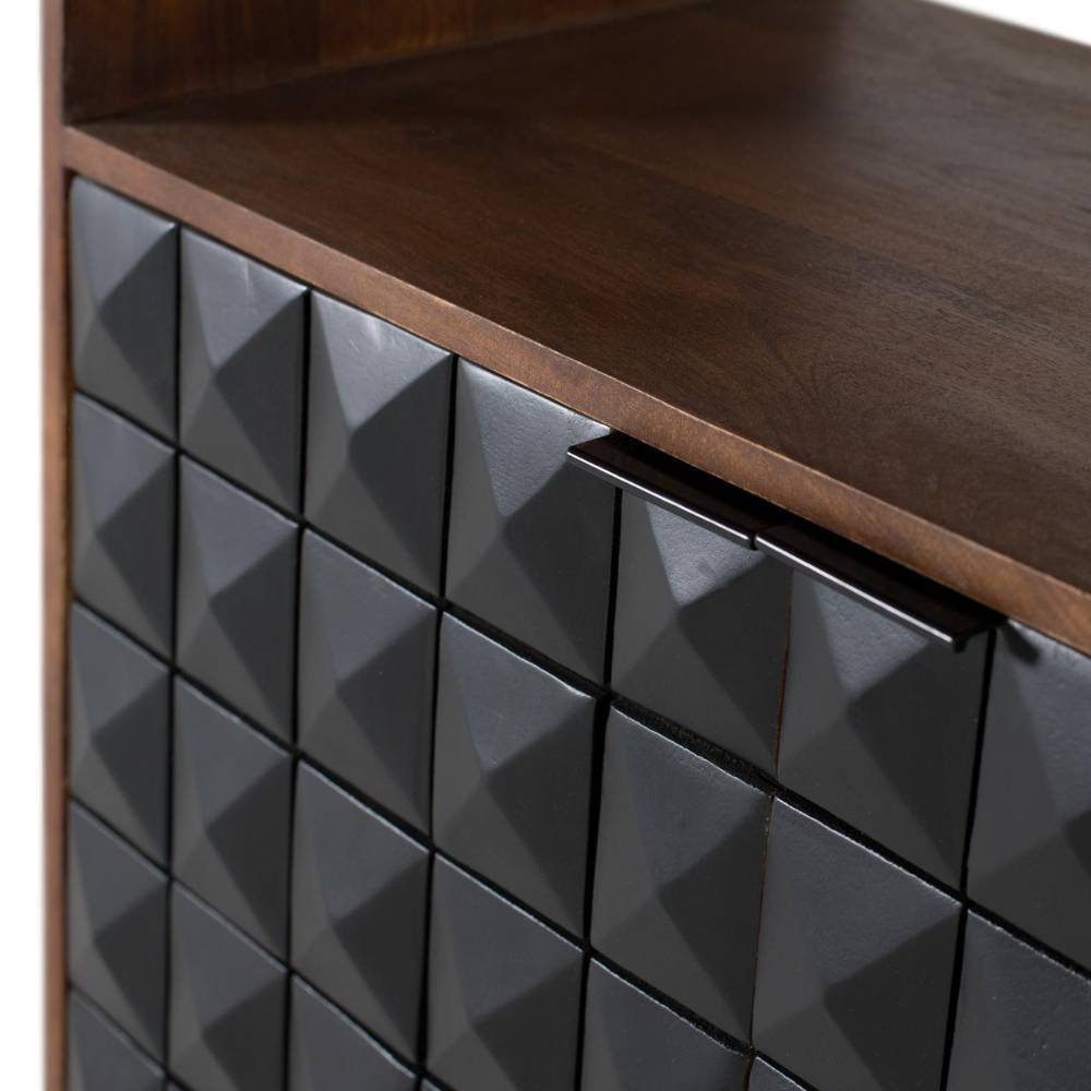 Design Standregal mit vier offenen Fächern - Crabina