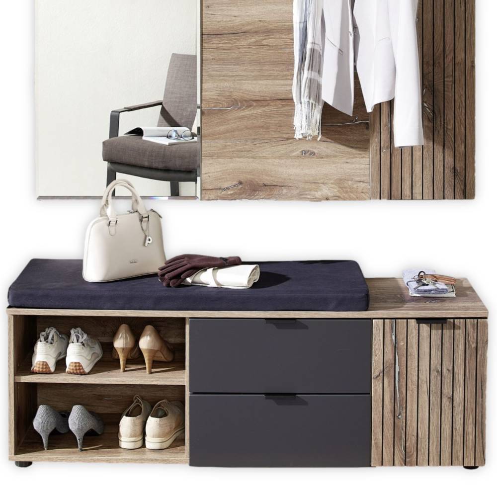 Garderobenmöbel Set modern - Benet (dreiteilig)