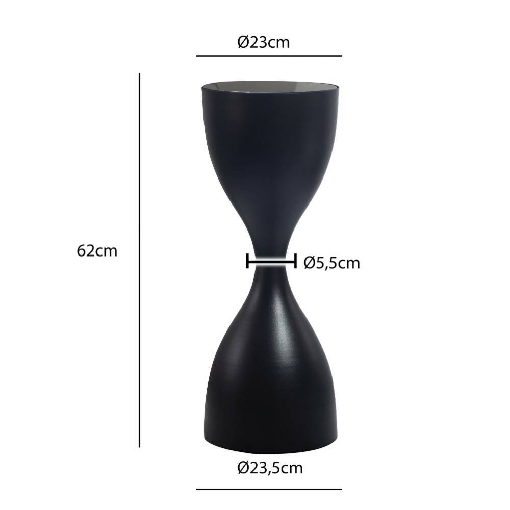 Beistelltisch Maße und Abmessungen mit 23cm Tischplatte und 62cm Höhe – Yohana