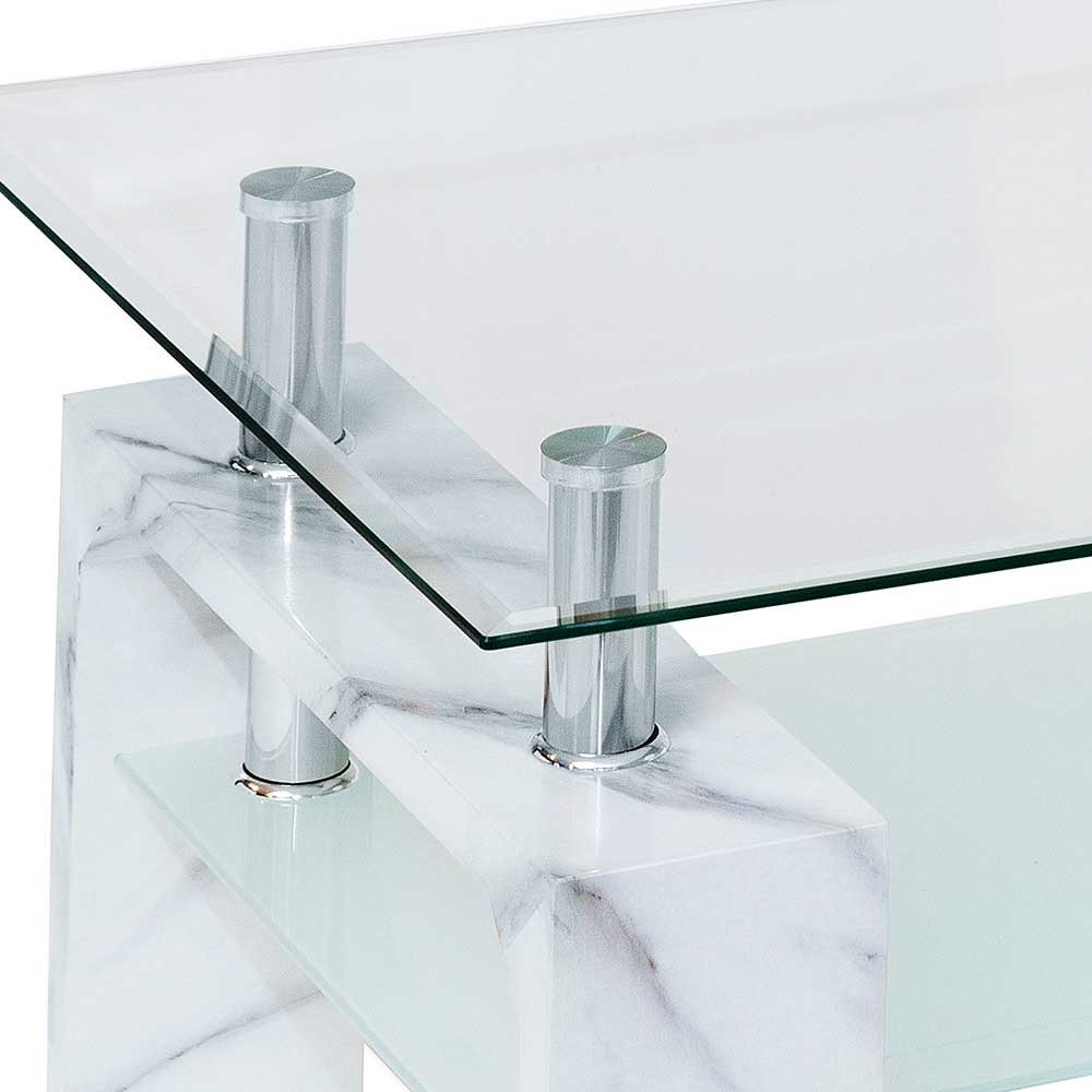 Preiswerter Glas-Couchtisch modern - Cuivedas