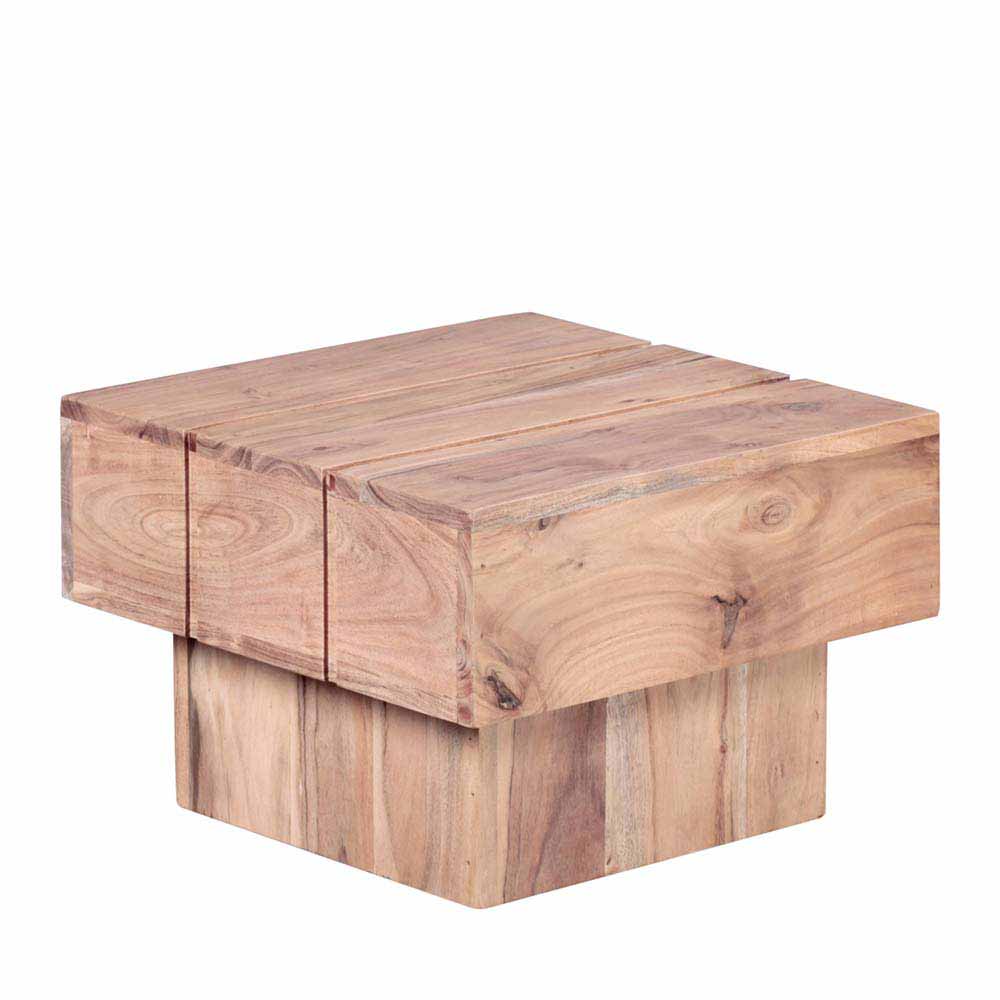 Holz Beistelltisch Oridano aus Akazie massiv