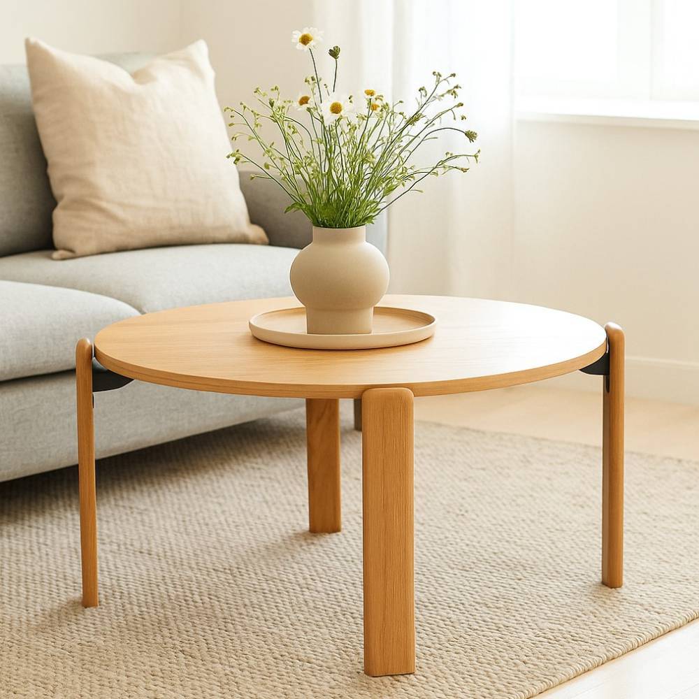 Wohnzimmer-Couchtisch in Eiche Holzoptik - Losiamos