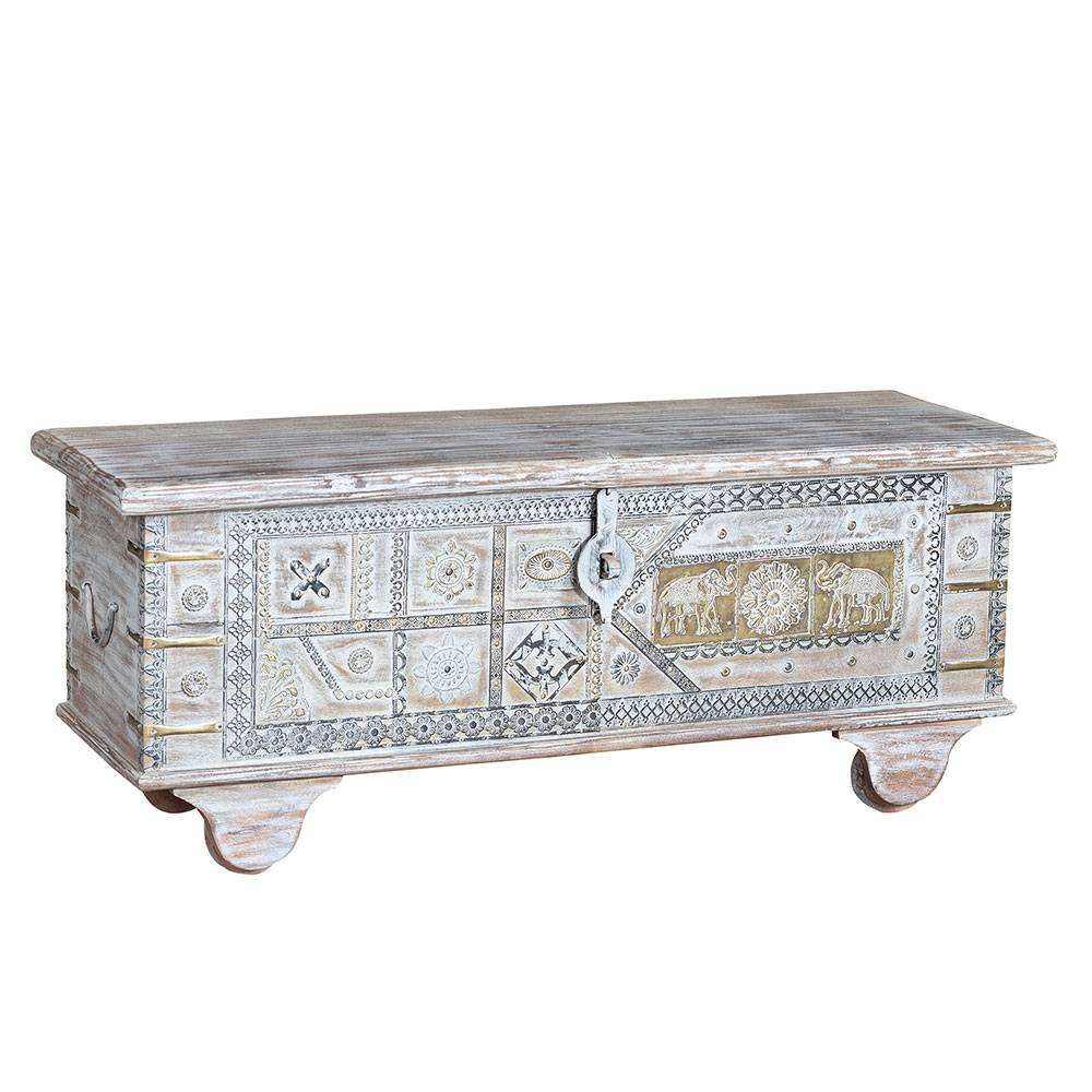 Massivholz Truhe im Orient Style - Varrion