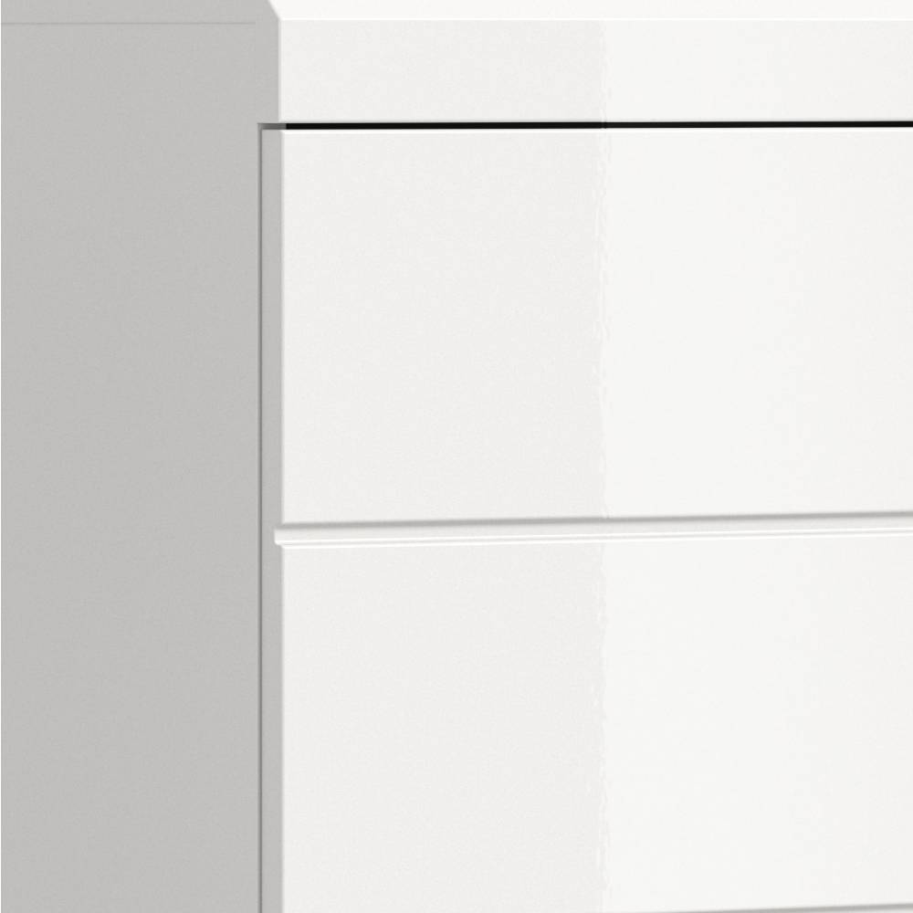 Weißes Badmöbelset modern - Henriette (dreiteilig)