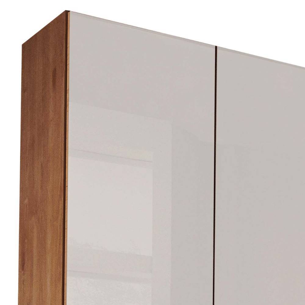 7-türiger Schlafzimmer-Kleiderschrank teilmassiv - Dilacco