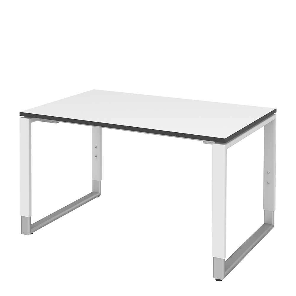 Moderner Schreibtisch Papetina in Weiß