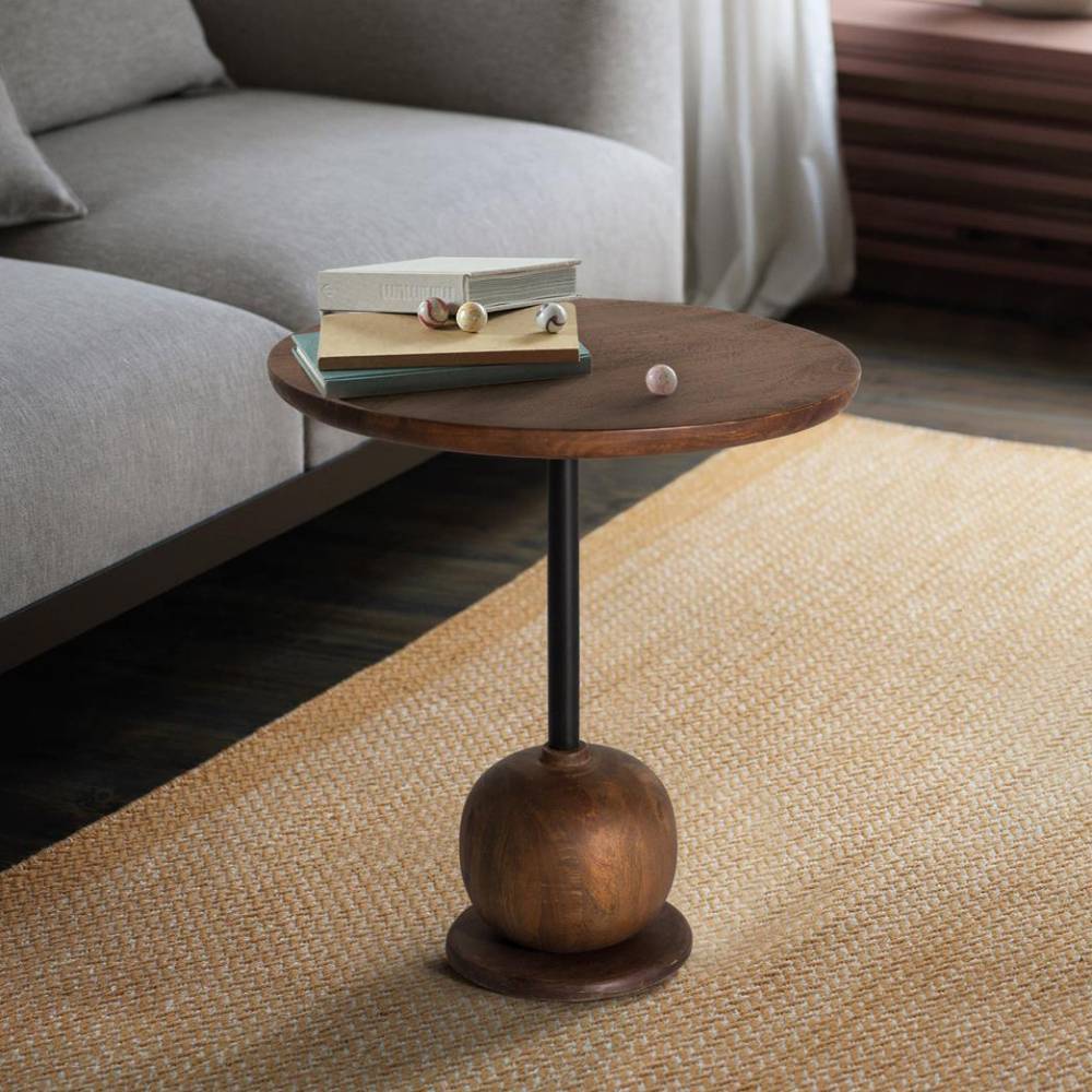 Design-Beistelltisch mit Säulengestell - Lixiam