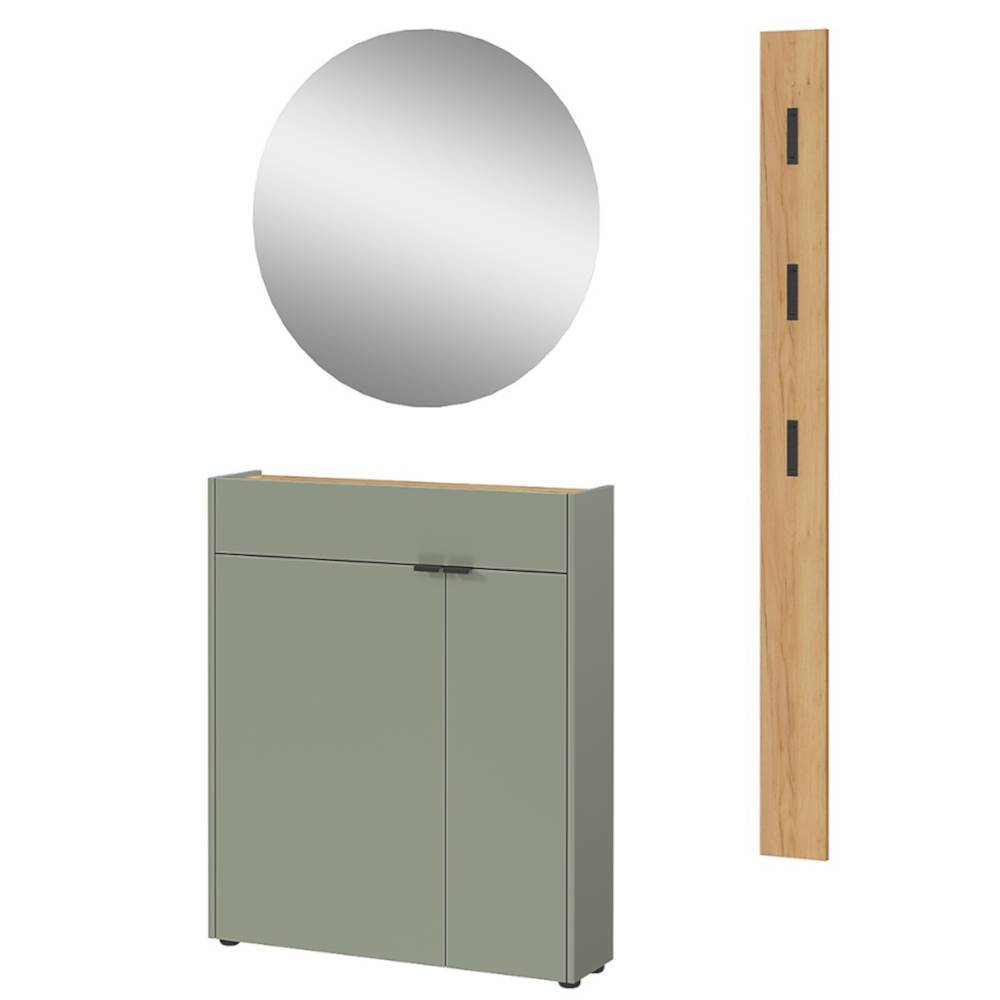 Kompakte Flurmöbel Kombi 97 cm breit - Point (dreiteilig)