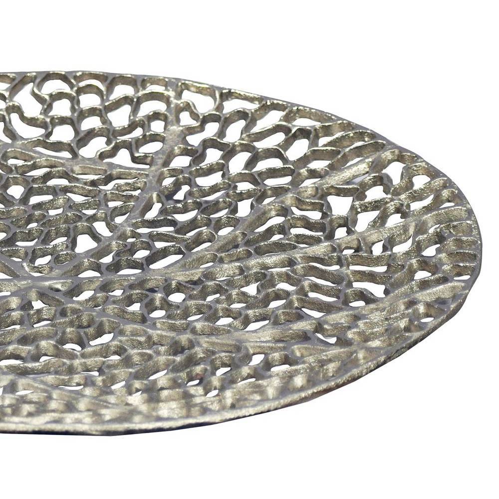 Große Metallschale mit Durchbruchmuster - Todora