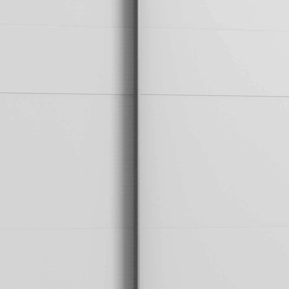 Weißer Schwebetürenschrank 179 cm breit - Ordinia