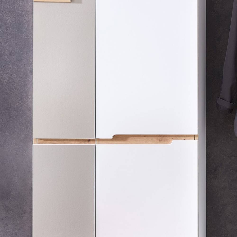 2-türiger Dielenschrank in Weiß - Anesto