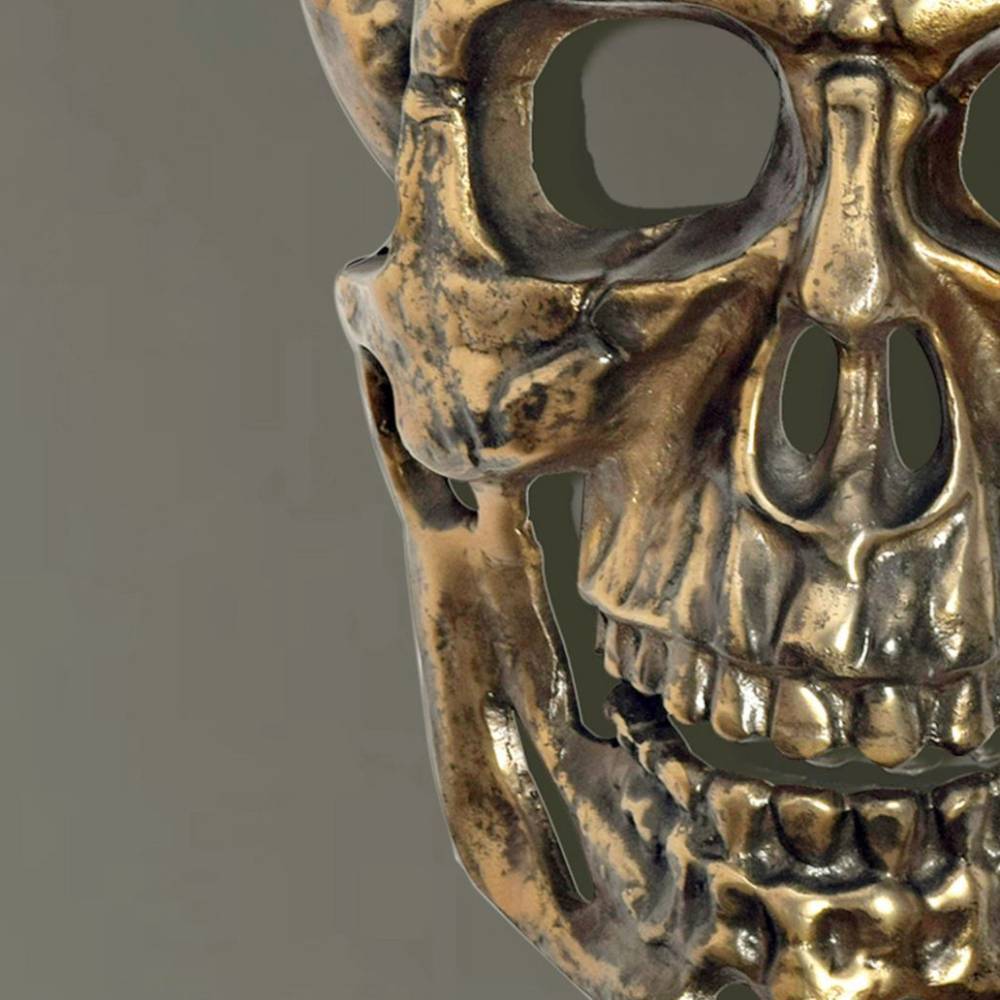 Totenkopf Dekoration für die Wand - Hurias