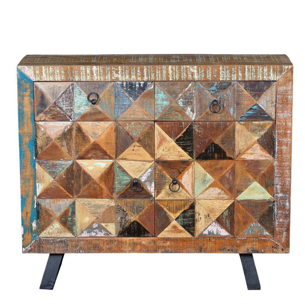 Shabby Chic Kommode mit zwei Türen - Arona