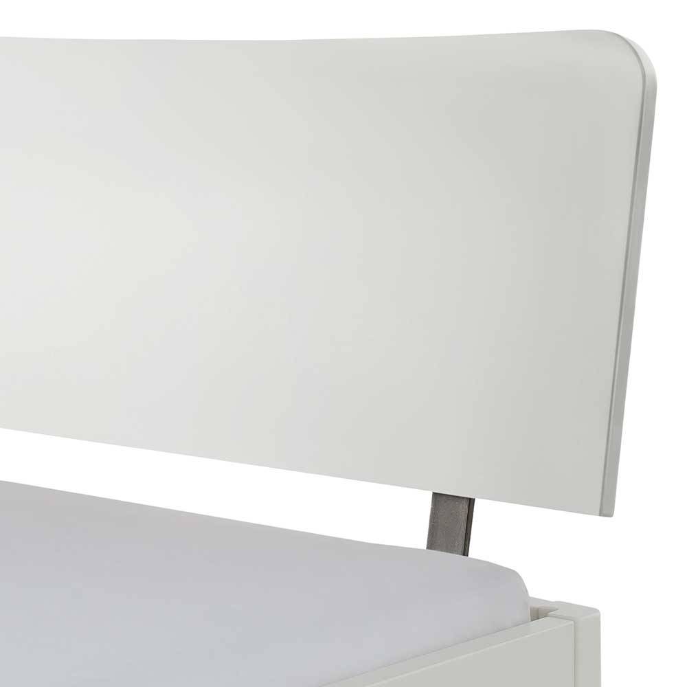 Elegantes Bett in Weiß 140x200 cm - Ciango