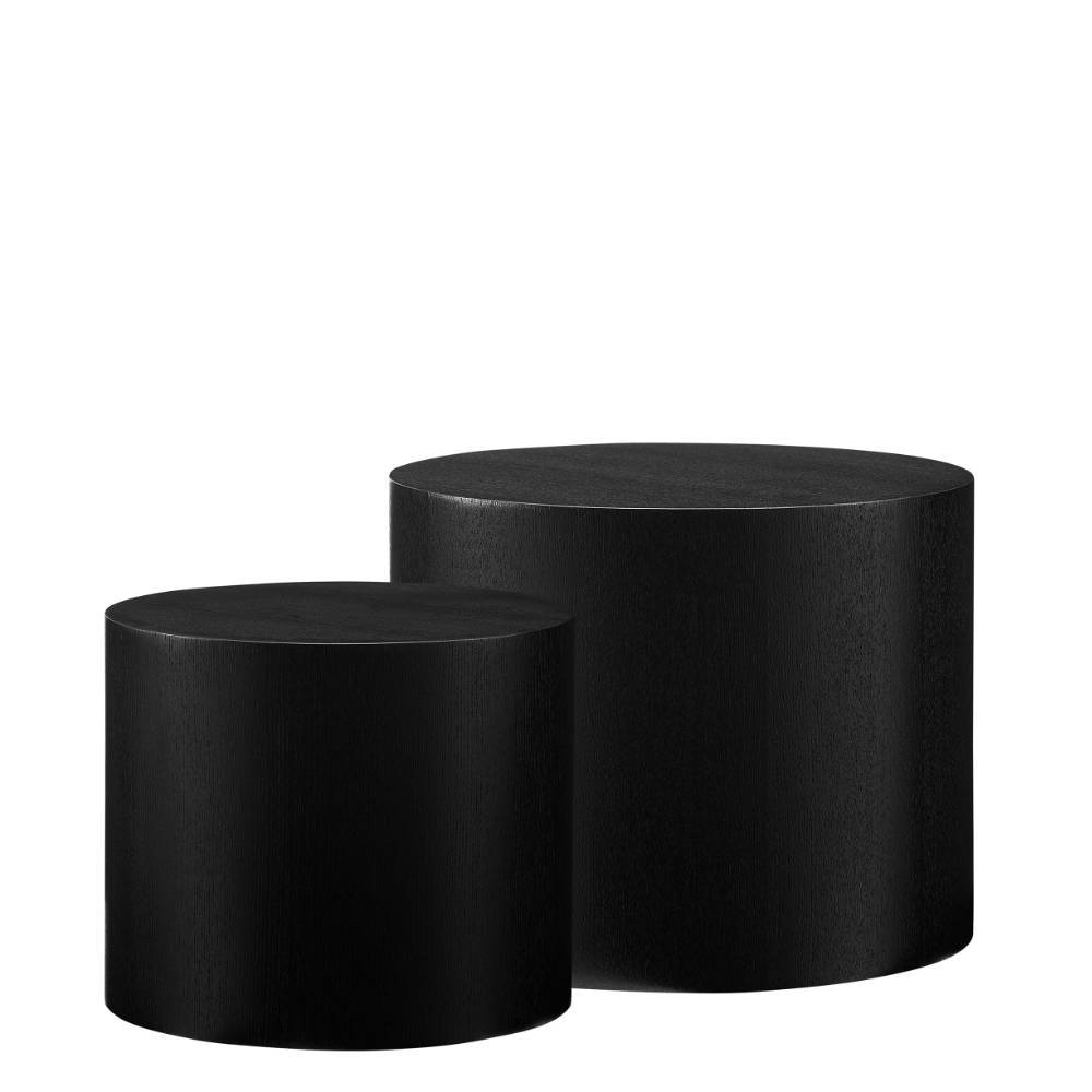 Couchtisch Duo - zylindrisches Design - Turenac (zweiteilig)